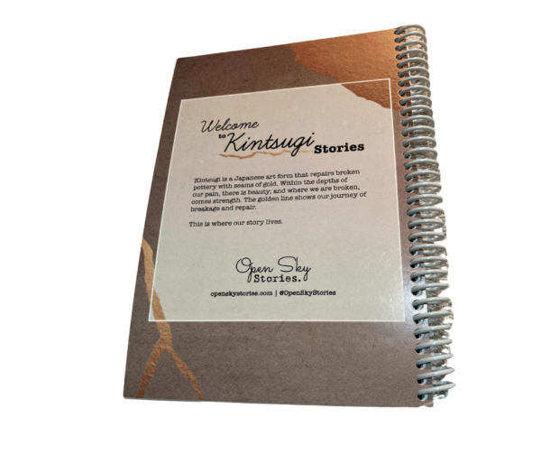 Kintsugi Stories Notebook back